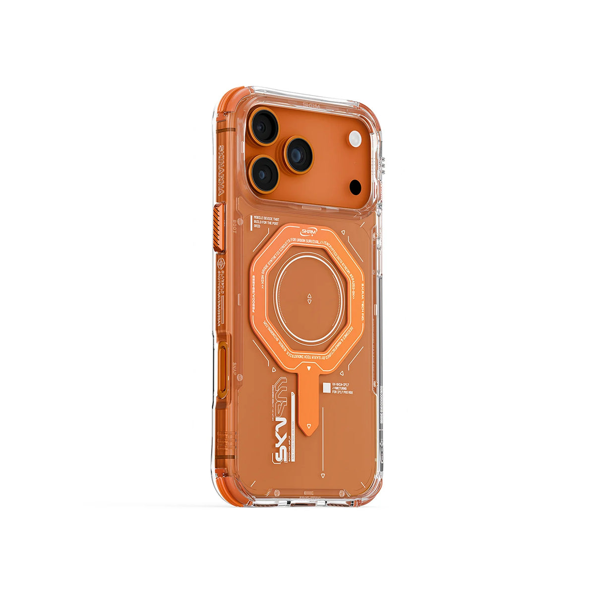 iPhone 17 Pro Uyumlu Kılıf SkinArma Mag-Şarj Özellikli Airbag Tasarımlı Magma Kapak