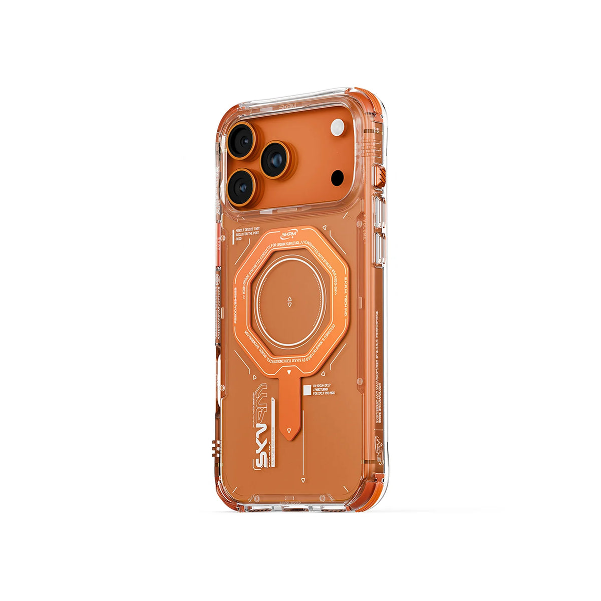 iPhone 17 Pro Uyumlu Kılıf SkinArma Mag-Şarj Özellikli Airbag Tasarımlı Magma Kapak