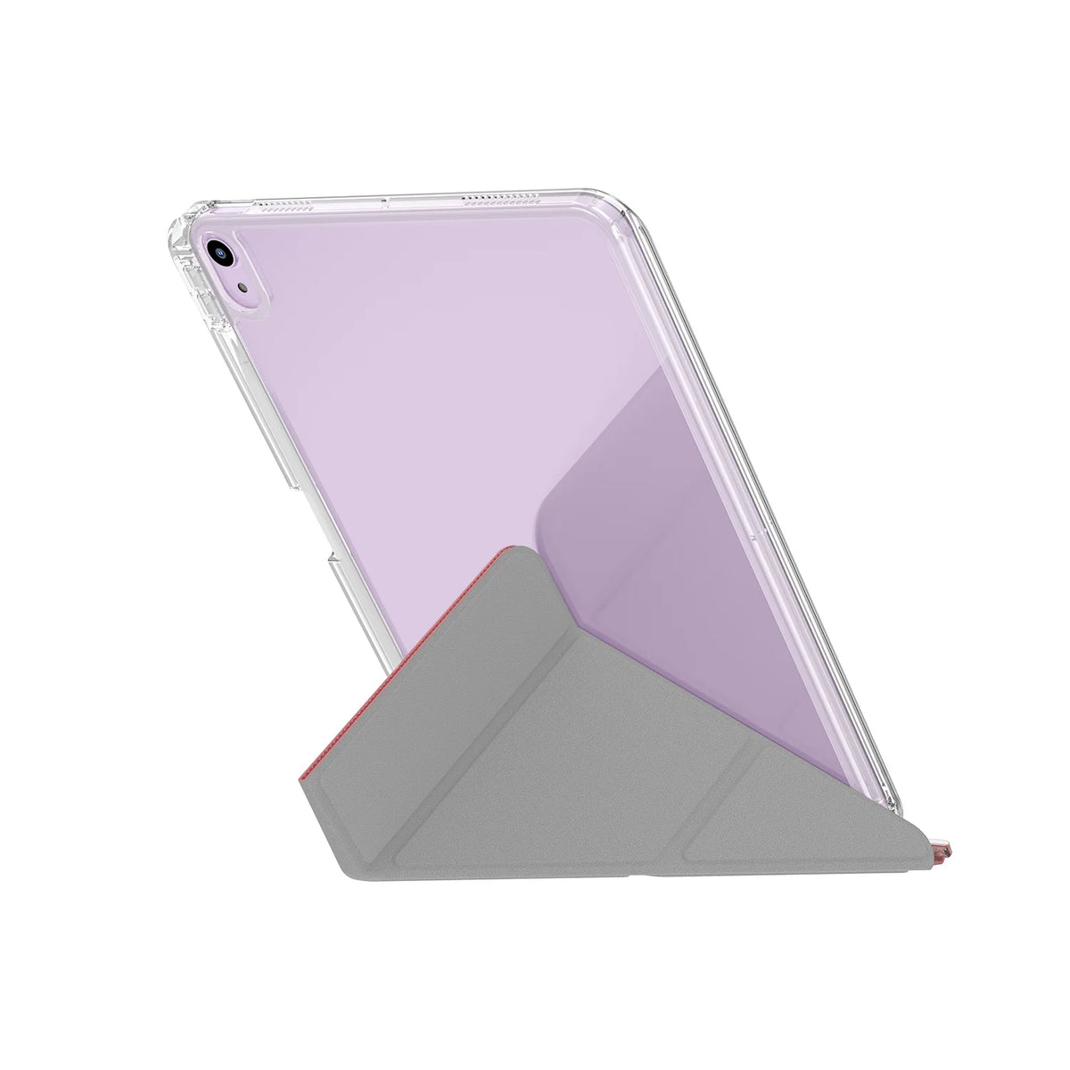 iPad Air 11 2024 Uyumlu Kılıf Skinarma Kalemlikli Arkası Şeffaf Standlı Sticker Paketli Magnetik Zeta Kılıf