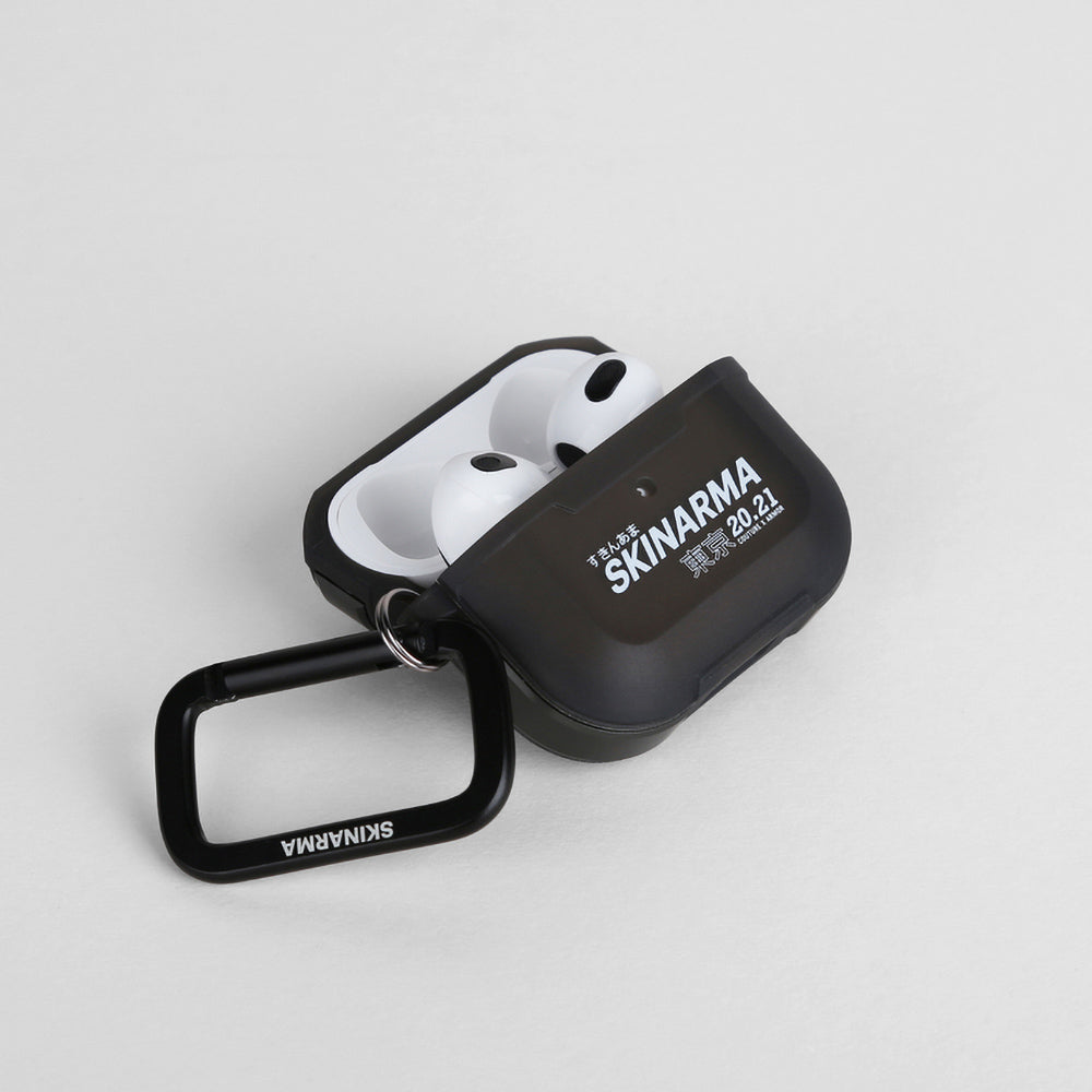 Airpods 3. Nesil Uyumlu Kılıf SkinArma Transparan Mat Tasarım Kinzoku Kılıf