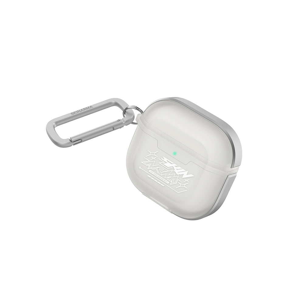 Airpods 4. Nesil Uyumlu Kılıf Skinarma Transparan Mat Tasarım Kinzoku Kılıf