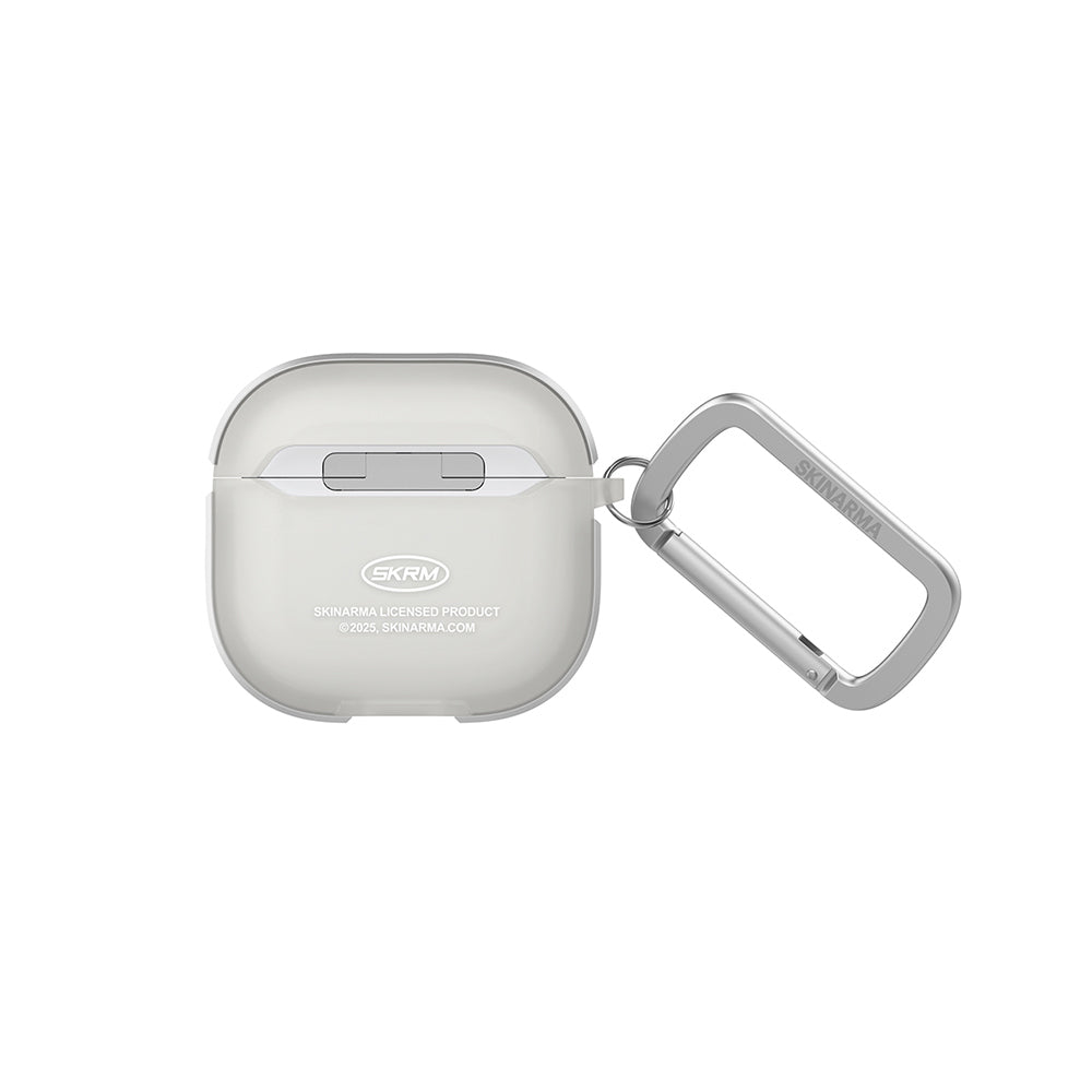 Airpods 4. Nesil Uyumlu Kılıf Skinarma Transparan Mat Tasarım Kinzoku Kılıf