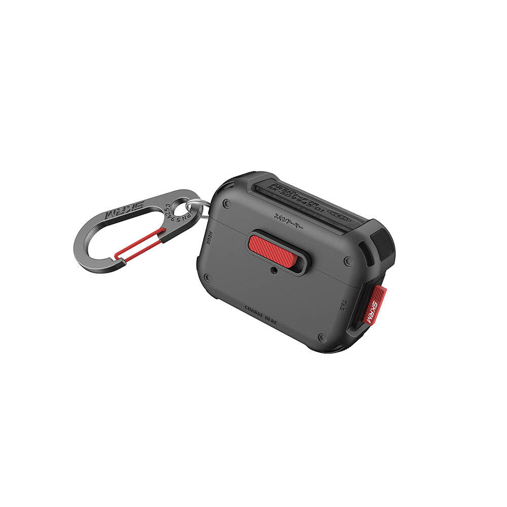 Airpods Pro 2. Nesil Uyumlu Kılıf SkinArma Magnetik Kilitli Airbagli Tasarım Mecha Kılıf