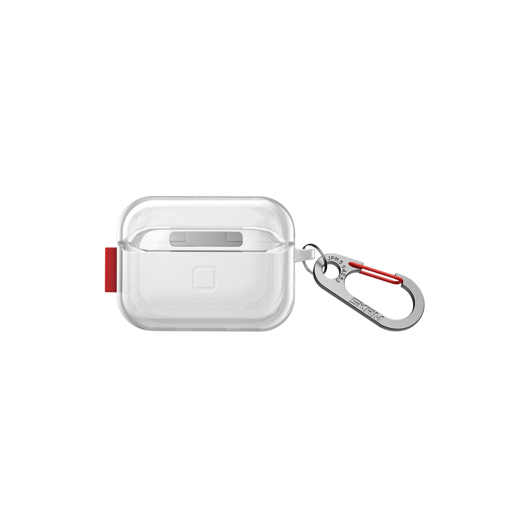 Airpods Pro 2 Uyumlu Kılıf SkinArma Şeffaf Renkli Airbagli Tasarım Saido Kılıf