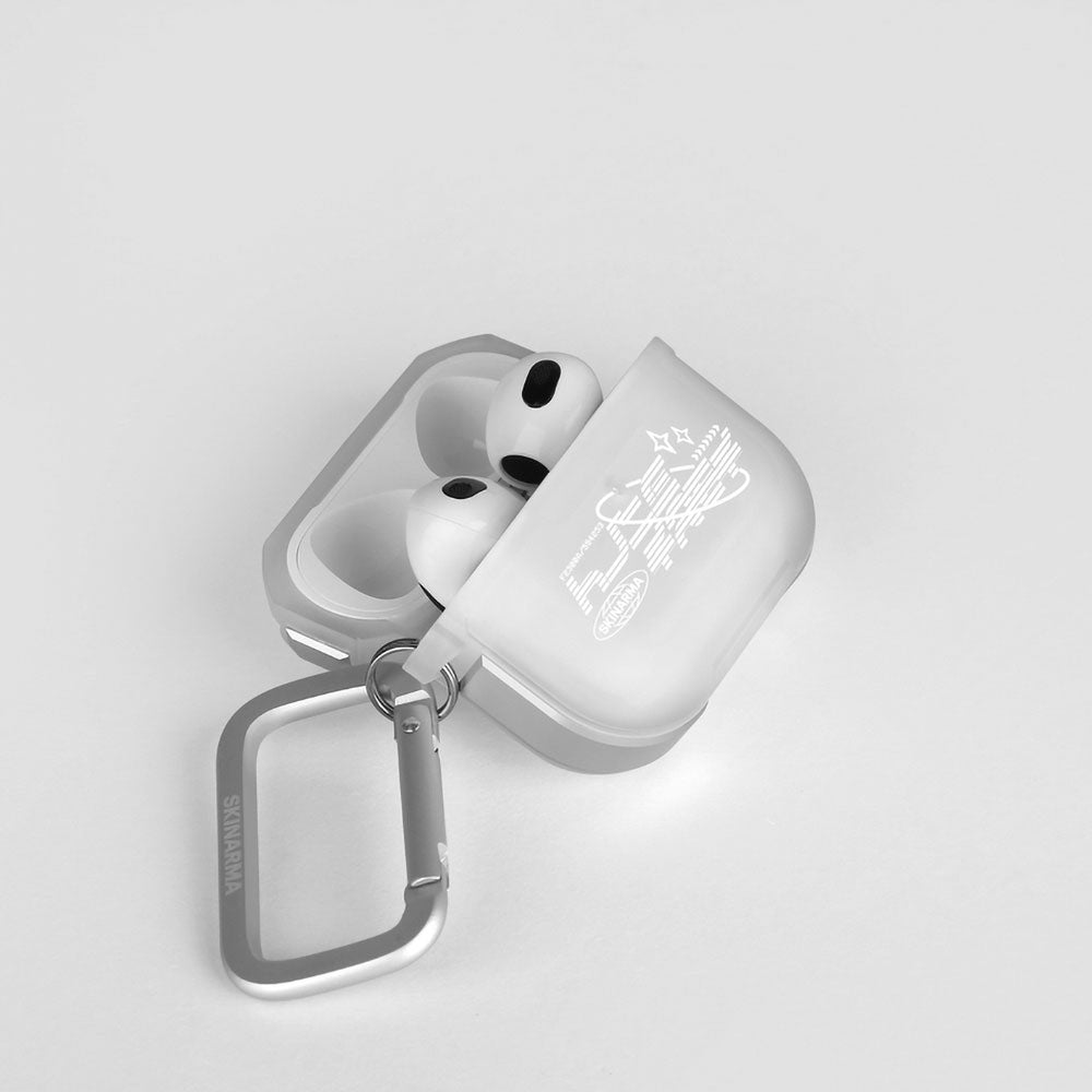 Airpods Pro 2 Uyumlu Kılıf SkinArma Transparan Mat Tasarım Kinzoku Kılıf