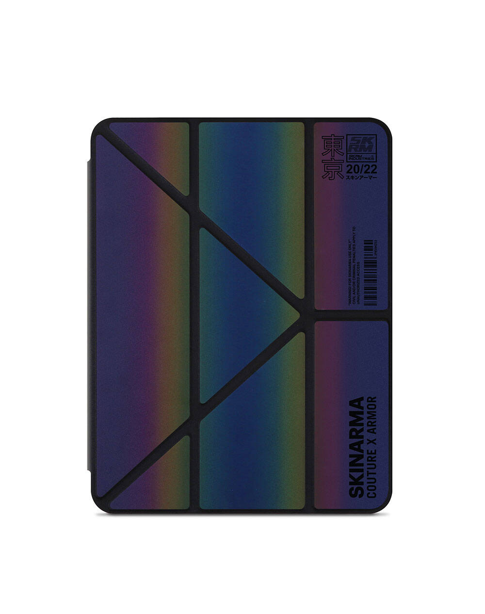 iPad 10.2 (8th Generation and 9th Generation) Compatible Case SkinArma Holographic Design Stand Leather Look Kira Kobai Cover