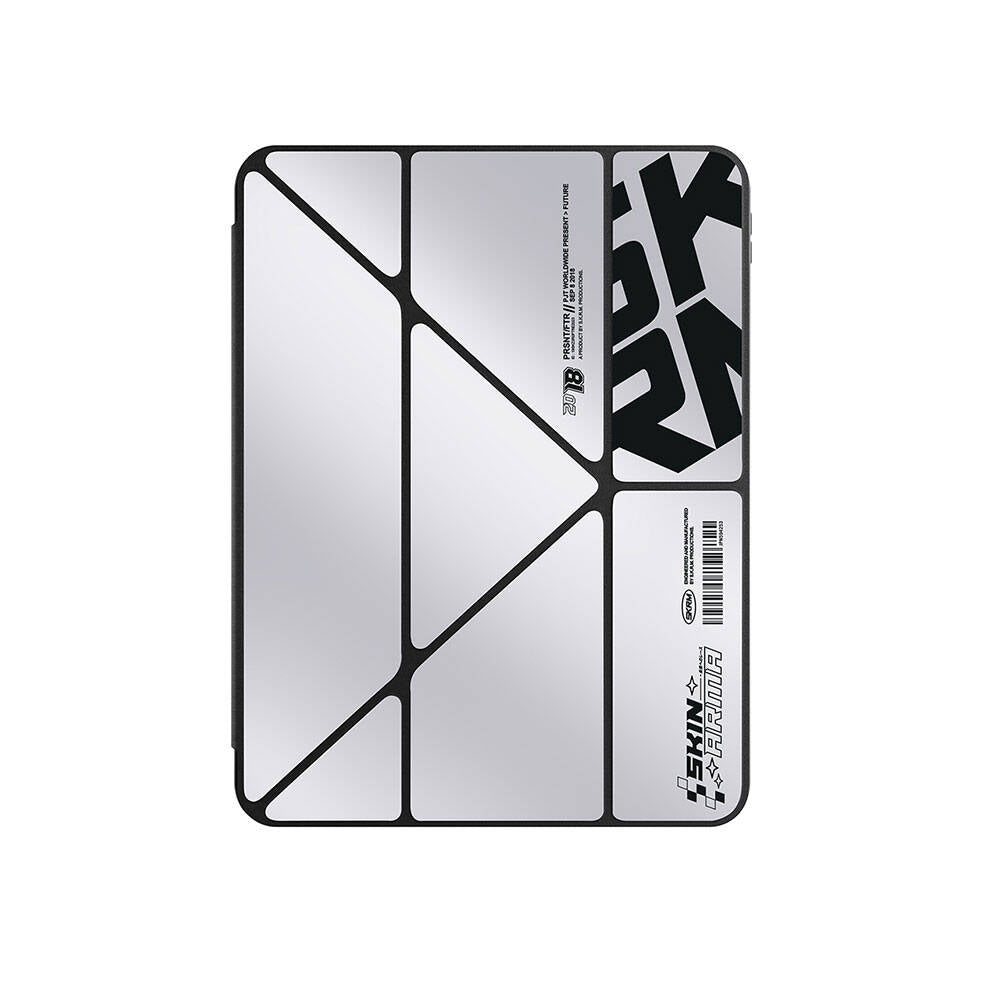 iPad Air 11 2024 Uyumlu Kılıf SkinArma Holografik Tasarımlı Arkası Şeffaf Çıkarılabilir Magnetik Kira Kobai Kılıf
