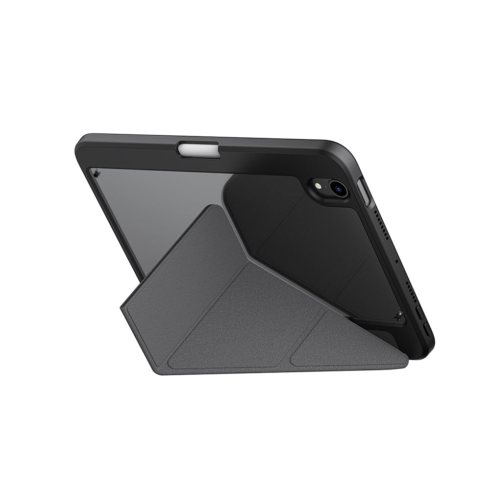 iPad Mini 2024 (7.Nesil) Uyumlu Kılıf Skinarma Desenli Airbag Tasarımlı Standlı Spunk Kapak