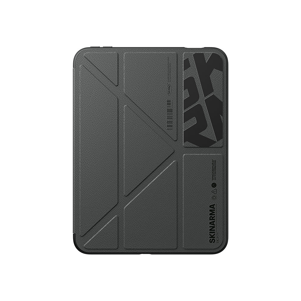 iPad Mini 2024 (7.Nesil) Uyumlu Kılıf Skinarma Desenli Airbag Tasarımlı Standlı Spunk Kapak