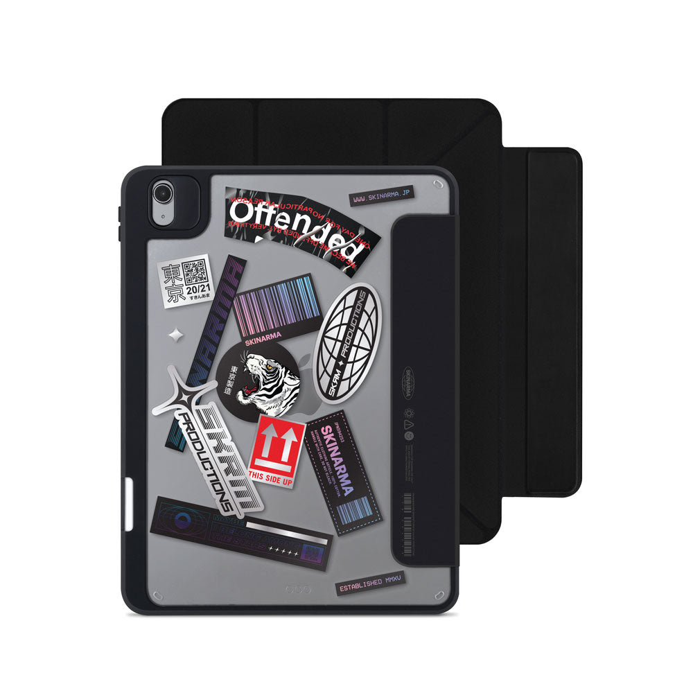 iPad Pro 11 (2nd Generation 2020 and 3rd Generation 2021) Compatible Case SkinArma Sticker Design Transparent Back Removable Magnetic Henko Case