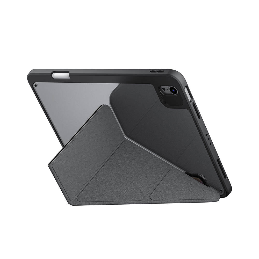 iPad Pro 11 2025 M5 Uyumlu Kılıf SkinArma Holografik Tasarımlı Arkası Şeffaf Çıkarılabilir Magnetik Kira Kobai Kılıf