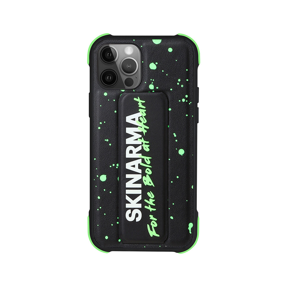 iPhone 12 Pro Max Uyumlu Kılıf SkinArma Standlı Deri Görünümlü Funsha Kapak