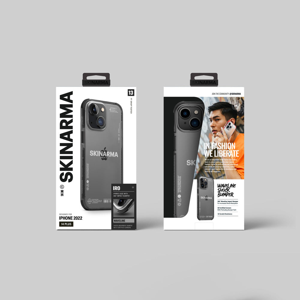 iPhone 14 Uyumlu Kılıf SkinArma Şeffaf Airbag Tasarımlı Iro Kapak