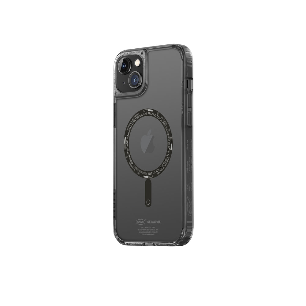 iPhone 14 Plus Uyumlu Kılıf SkinArma Şeffaf Airbag Tasarımlı Mag-Şarj Özellikli Saido Kapak