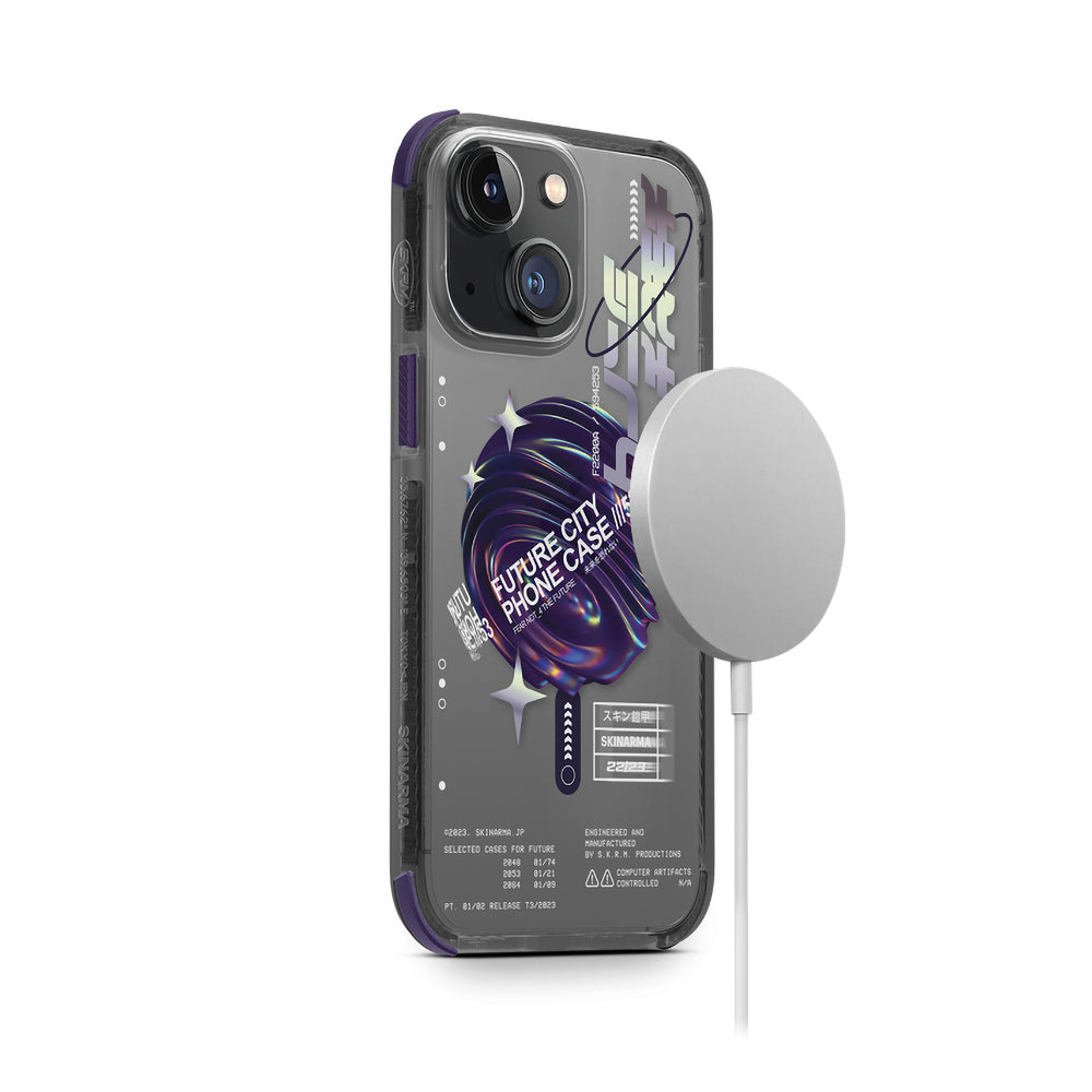 iPhone 14 Uyumlu Kılıf SkinArma Şeffaf Airbag Tasarımlı Magsafe Şarj Özellikli Shorai Kapak