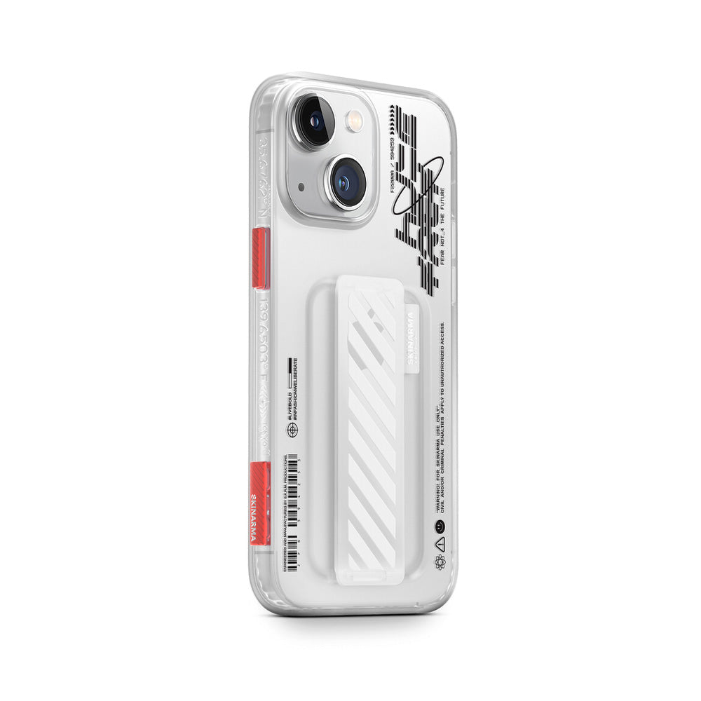 iPhone 14 Plus Uyumlu Kılıf SkinArma Şeffaf Desenli Kaze Kapak
