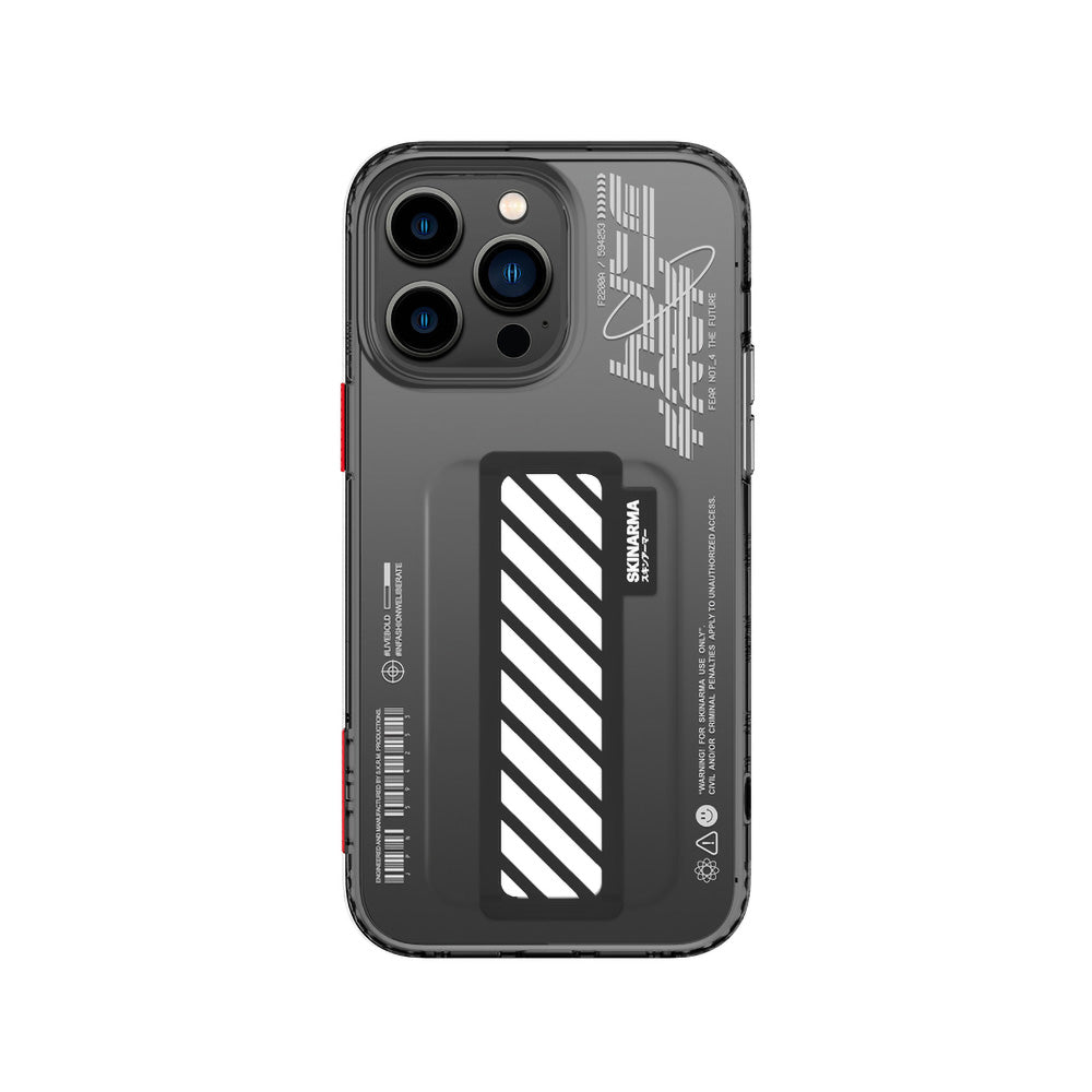 iPhone 14 Pro Max Uyumlu Kılıf SkinArma Şeffaf Desenli Kaze Kapak