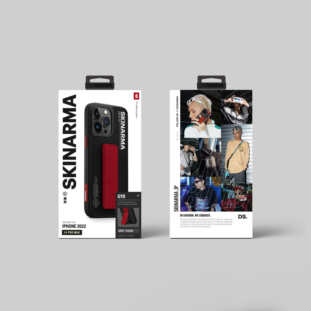 iPhone 14 Pro Max Compatible Case SkinArma Stand Leather Look Gyo Cover
