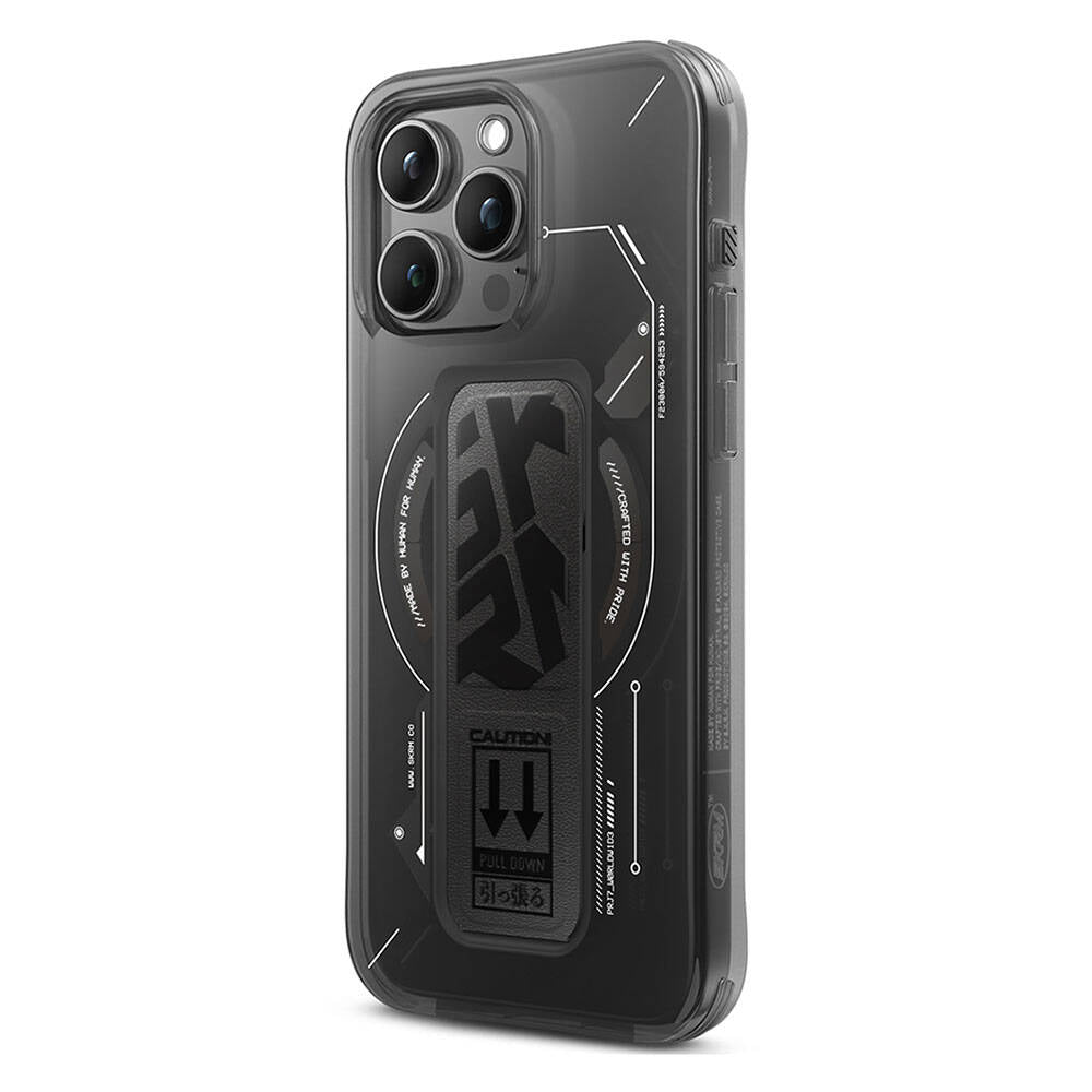 iPhone 15 Pro Max Compatible Case Magsafe Charging Feature Technology Patterned Stand Skinarma Helio Cover