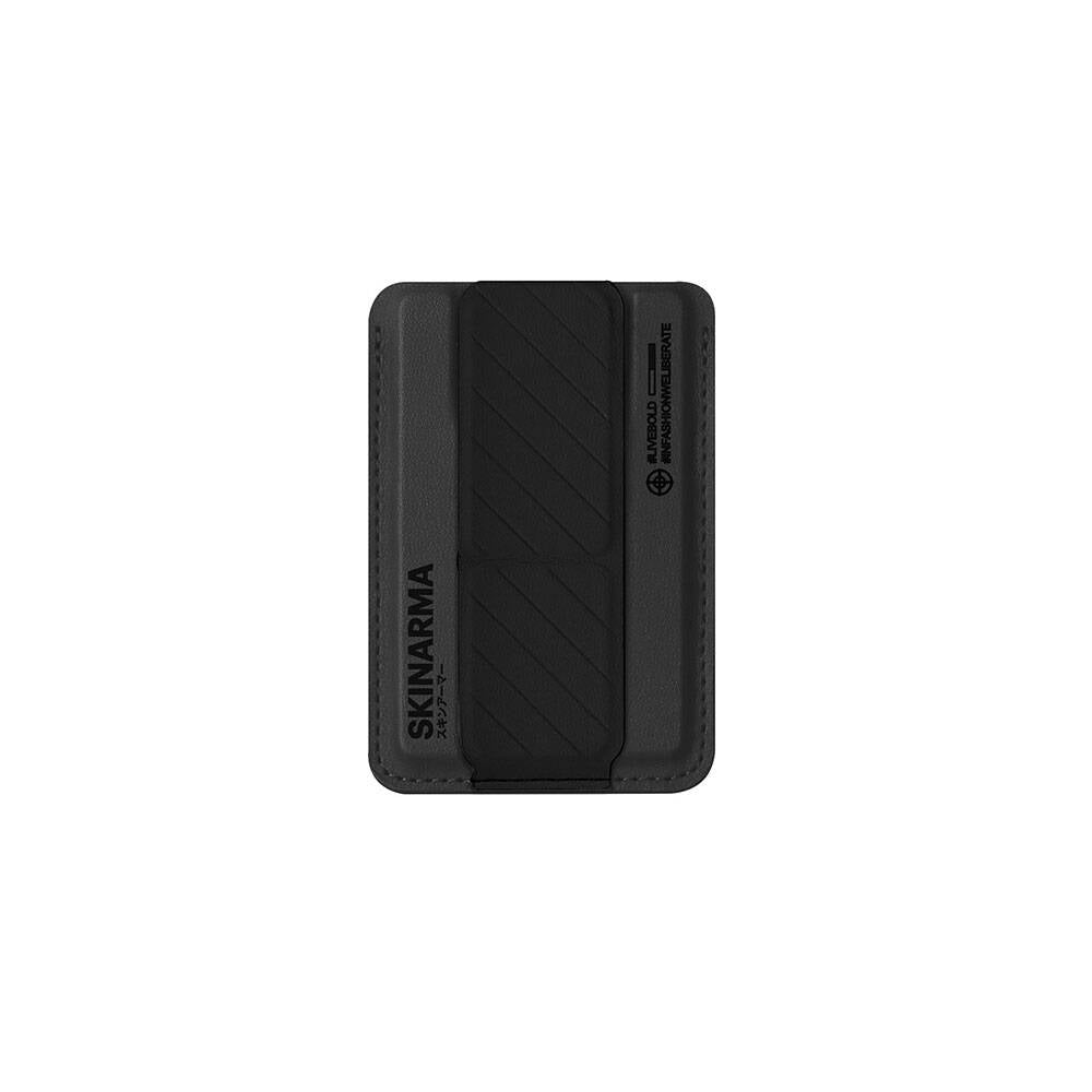 iPhone 15 Pro Max Uyumlu Kılıf SkinArma Şeffaf Magsafe Tutucu Özellikli Kado Kartlıklı Saido Kapak