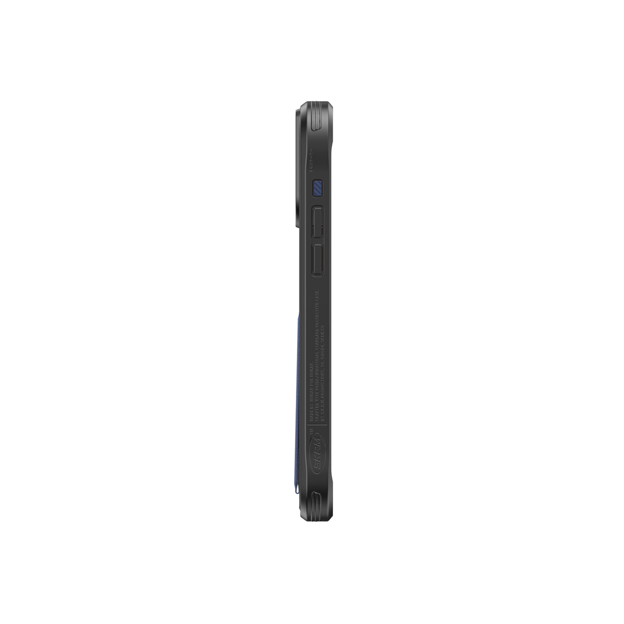 iPhone 15 Pro Max Uyumlu Kılıf SkinArma Standlı Deri Görünümlü Slate Kapak