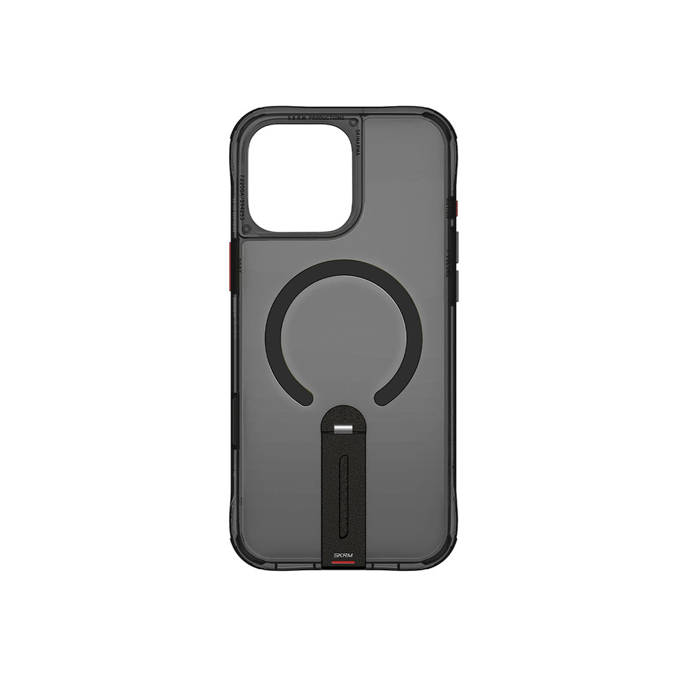 iPhone 16 Pro Uyumlu Kılıf Magsafe Şarj Özellikli 360 Derece Dönebilen Standlı Skinarma Helix Kapak