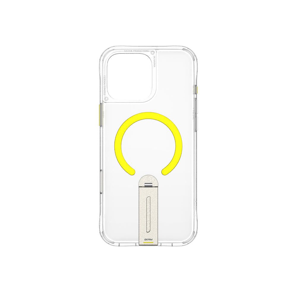 iPhone 16 Pro Uyumlu Kılıf Magsafe Şarj Özellikli 360 Derece Dönebilen Standlı Skinarma Helix Kapak