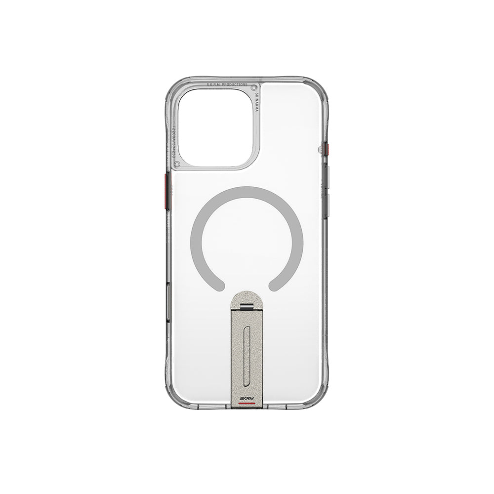 iPhone 16 Pro Uyumlu Kılıf Magsafe Şarj Özellikli 360 Derece Dönebilen Standlı Skinarma Helix Kapak
