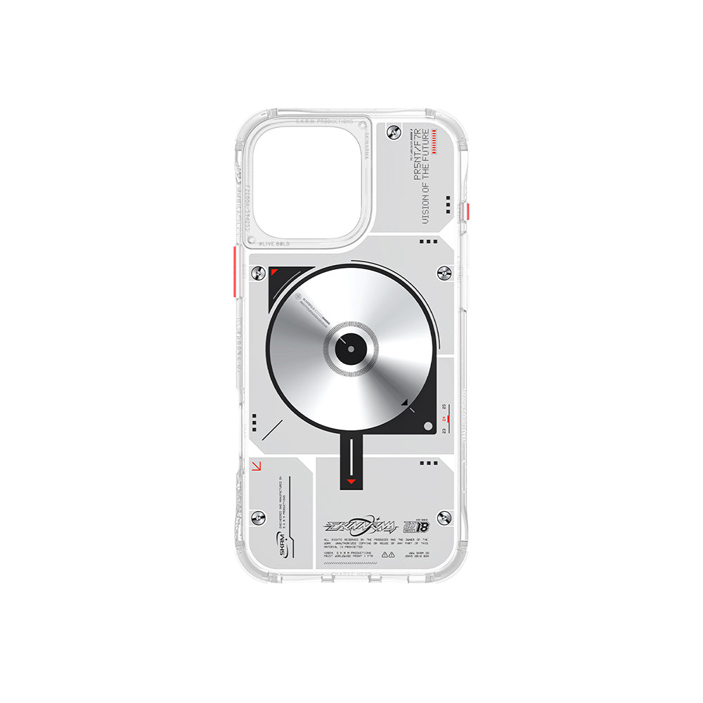 iPhone 16 Pro Compatible Case Magsafe Charging Feature Disk Pattern Airbag Design Skinarma Nova Cover