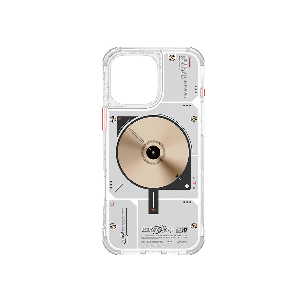 iPhone 16 Pro Compatible Case Magsafe Charging Feature Disk Pattern Airbag Design Skinarma Nova Cover