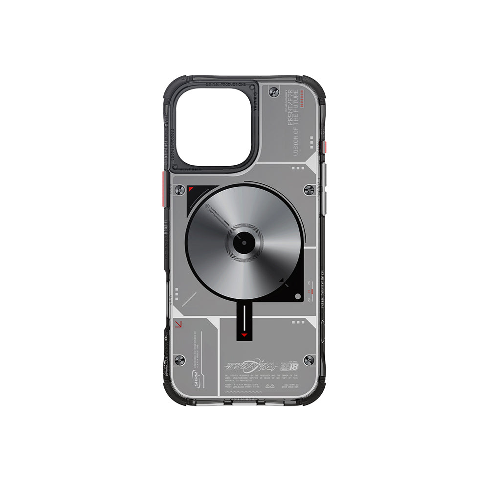 iPhone 16 Pro Compatible Case Magsafe Charging Feature Disk Pattern Airbag Design Skinarma Nova Cover