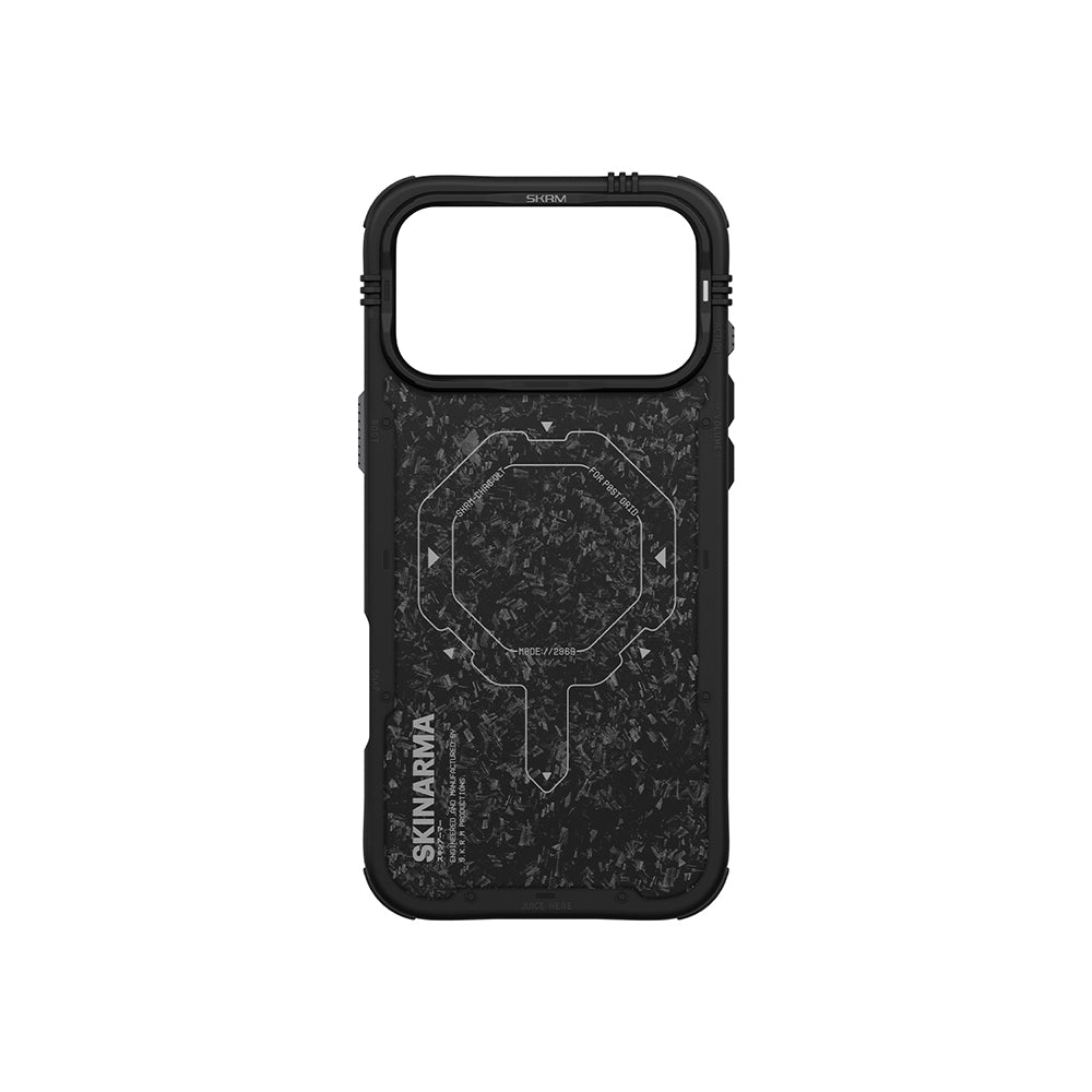 iPhone 17 Pro Uyumlu Kılıf Mag-Şarj Özellikli Airbag Tasarımlı Skinarma Vektor Kapak
