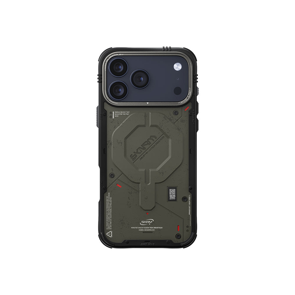 iPhone 17 Pro Max Uyumlu Kılıf Mag-Şarj Özellikli Airbag Tasarımlı Skinarma Vigor Kapak