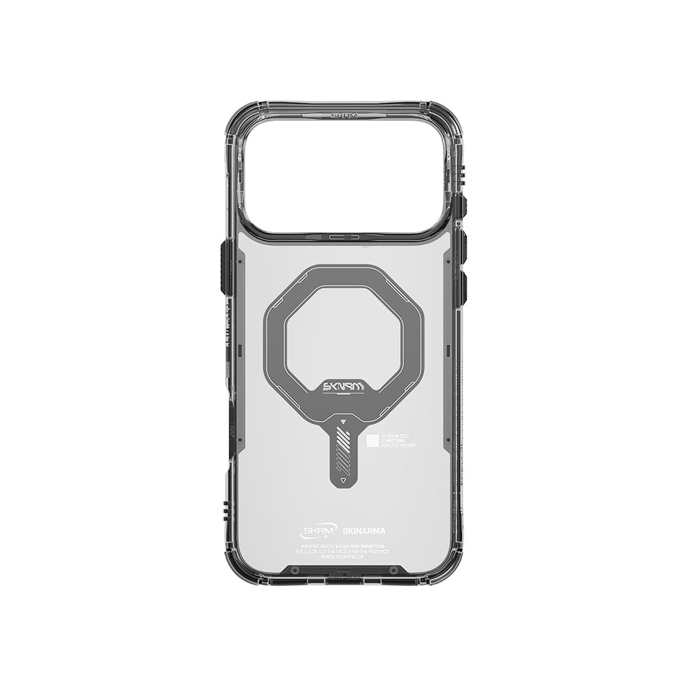 iPhone 17 Pro Uyumlu Kılıf Mag-Şarj Özellikli Şeffaf Airbag Tasarımlı Skinarma Saido Kapak