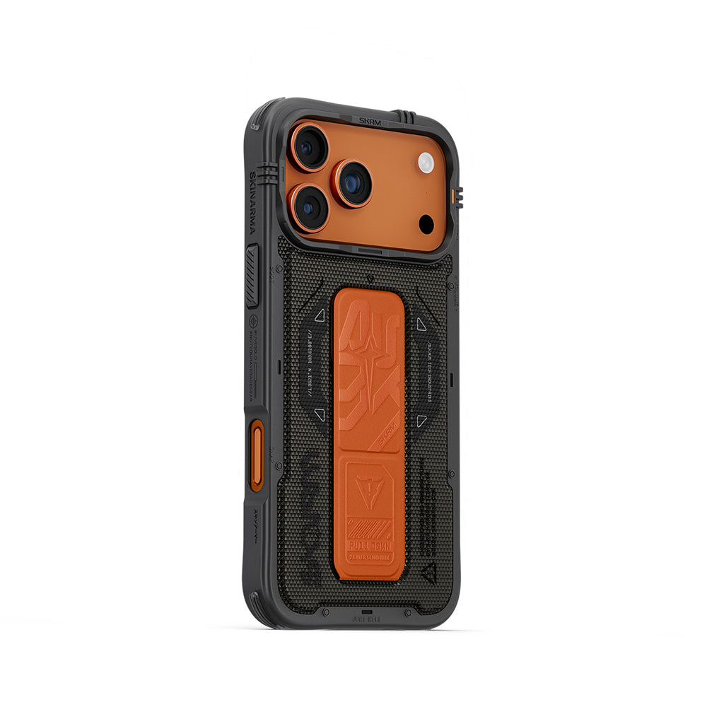 iPhone 17 Pro Max Uyumlu Kılıf SkinArma Mag-Şarj Özellikli Airbag Tasarımlı Standlı Phantom Kapak