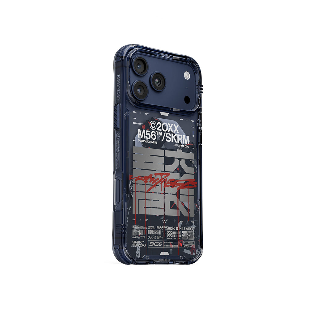 iPhone 17 Pro Max Uyumlu Kılıf Skinarma Mag-Şarj Özellikli IML Baskılı X M56 Kapak