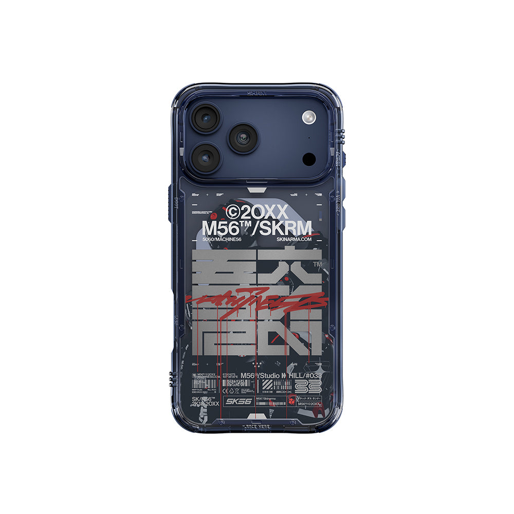iPhone 17 Pro Max Uyumlu Kılıf Skinarma Mag-Şarj Özellikli IML Baskılı X M56 Kapak