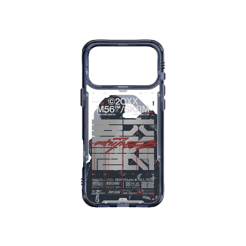 iPhone 17 Pro Max Uyumlu Kılıf Skinarma Mag-Şarj Özellikli IML Baskılı X M56 Kapak