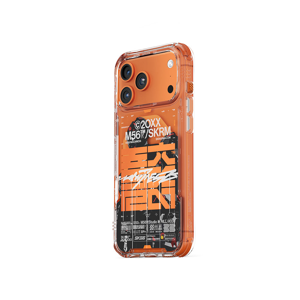 iPhone 17 Pro Max Uyumlu Kılıf Skinarma Mag-Şarj Özellikli IML Baskılı X M56 Kapak