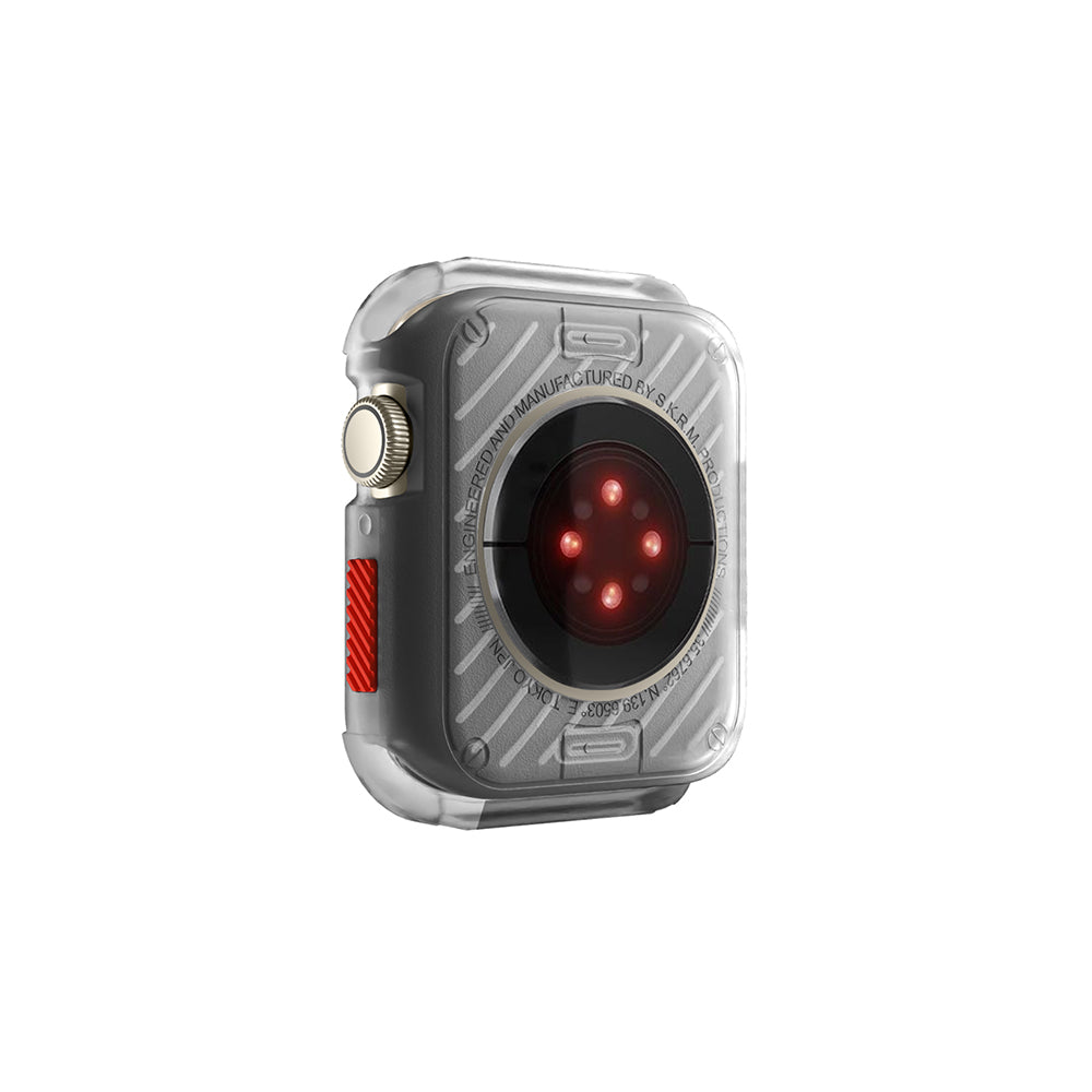Apple Watch 44mm ve 45mm Uyumlu SkinArma Kurono Buzlu Tasarım Sert PC Kasa Koruyucu