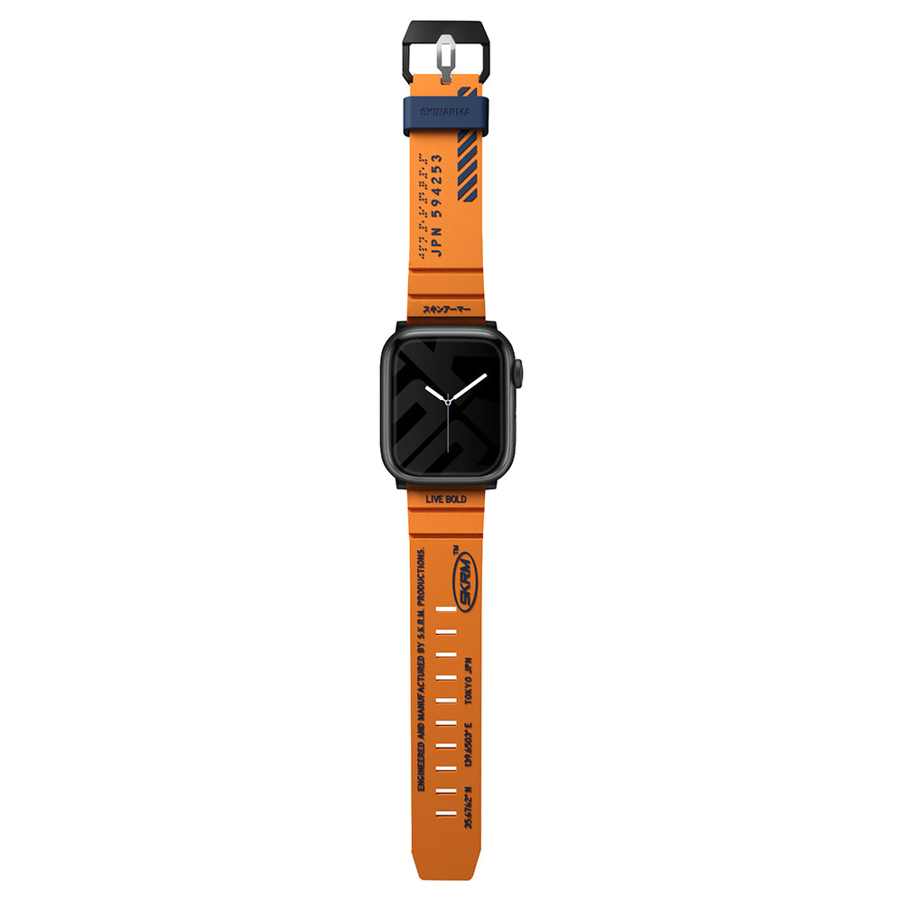 Apple Watch 42/44/45/46/49mm Uyumlu SkinArma Shokku Silikon Kordon