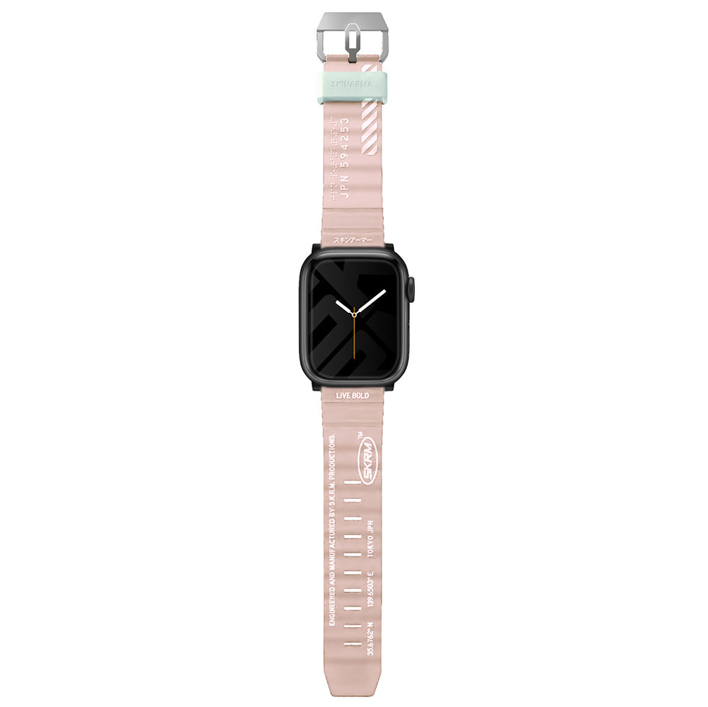 Apple Watch 42/44/45/46/49mm Uyumlu SkinArma Shokku Silikon Kordon