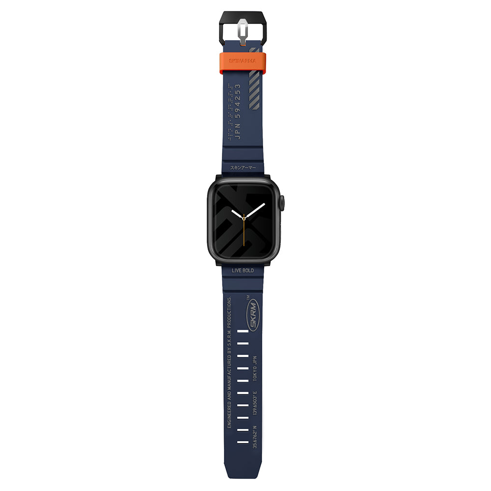 Apple Watch 42/44/45/46/49mm Uyumlu SkinArma Shokku Silikon Kordon