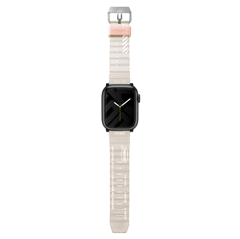 Apple Watch 42/44/45/46/49mm Uyumlu SkinArma Shokku Silikon Kordon