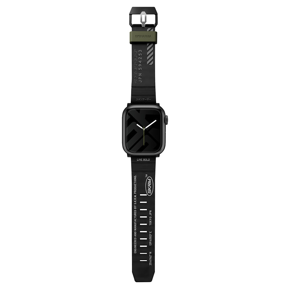 Apple Watch 42/44/45/46/49mm Uyumlu SkinArma Shokku Silikon Kordon