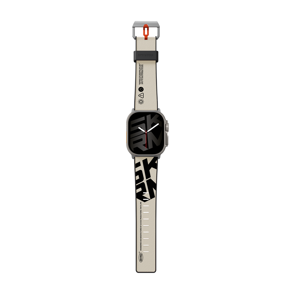 Apple Watch 42/44/45/46/49mm Uyumlu SkinArma Spunk Serisi PU Deri Kordon