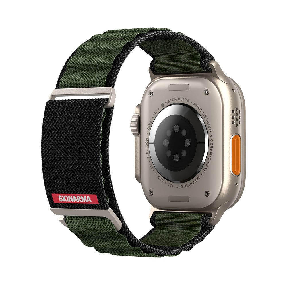 Apple Watch 42/44/45/46/49mm Uyumlu SkinArma Kobu Hasır Kordon