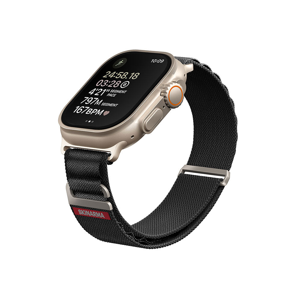 Apple Watch 42/44/45/46/49mm Uyumlu SkinArma Kobu Hasır Kordon