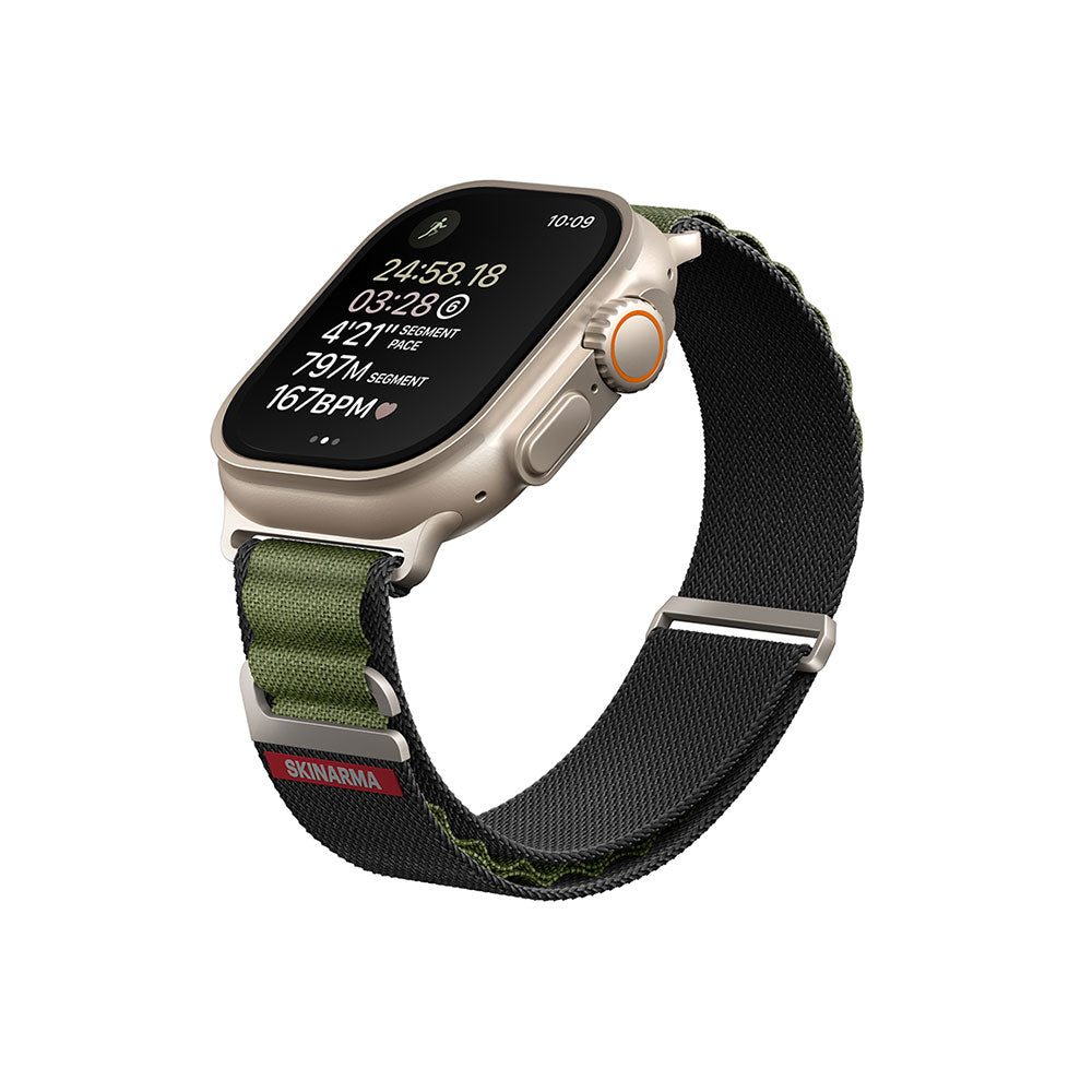 Apple Watch 42/44/45/46/49mm Uyumlu SkinArma Kobu Hasır Kordon