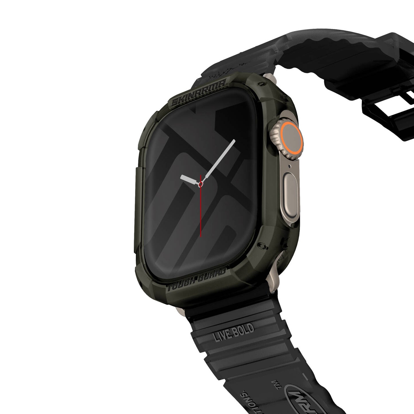 Apple Watch Ultra 49mm Uyumlu SkinArma Kurono Buzlu Tasarım Sert PC Kasa Koruyucu